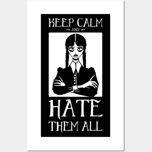 Keep Calm and Hate Them All Posters and Art